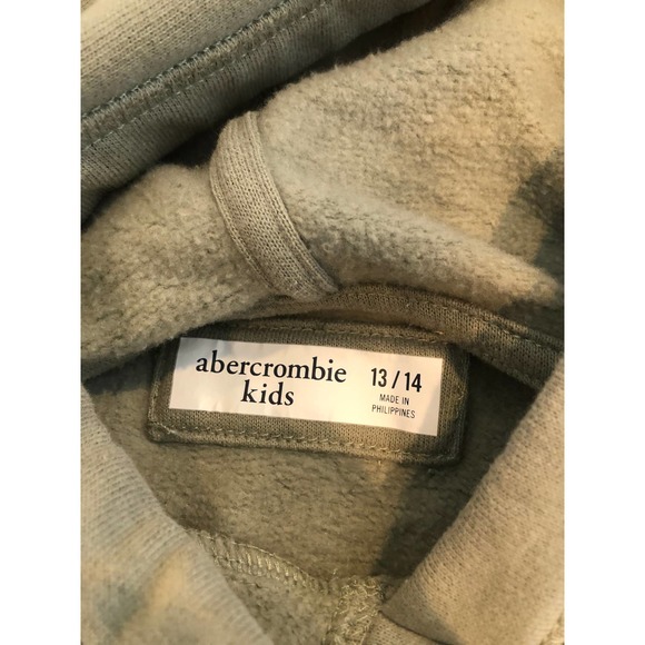 new abercrombie kids logo hoodie size 13/14 - Picture 3 of 3